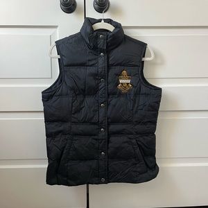 Kappa Alpha Theta black vest with insignia